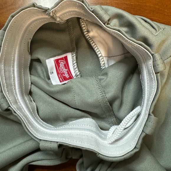 Rawlings 2 Pairs - Baseball / Softball Pull Up Draw Pull Gray Pants Sz Small GUC - Picture 6 of 7